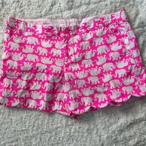LILLY PULITZER BUTTERCUP SHORTS TUSK IN THE SUN—SIZE 14–NWOT